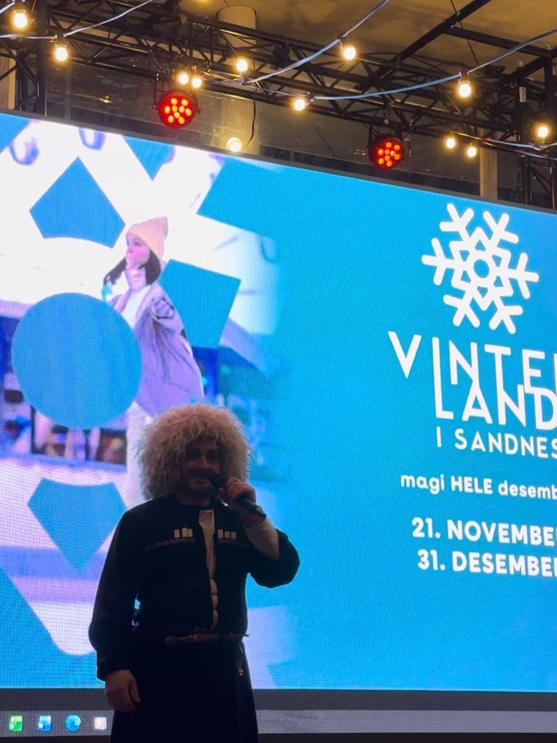 Vinterlandsby i Sandnes scene